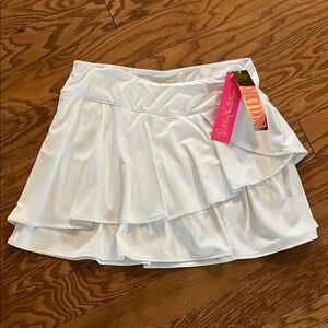 White Layered Skirt Luxletic Elowen size small